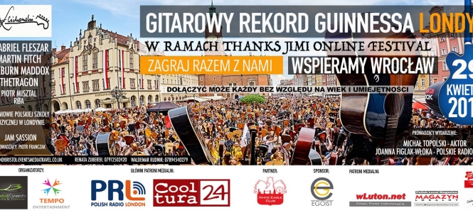 Gitarowy Rekord Londyn w ramach Thanks Jimi Festival Wrocław