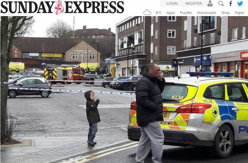 Eksplozja we wschodnim Londynie.