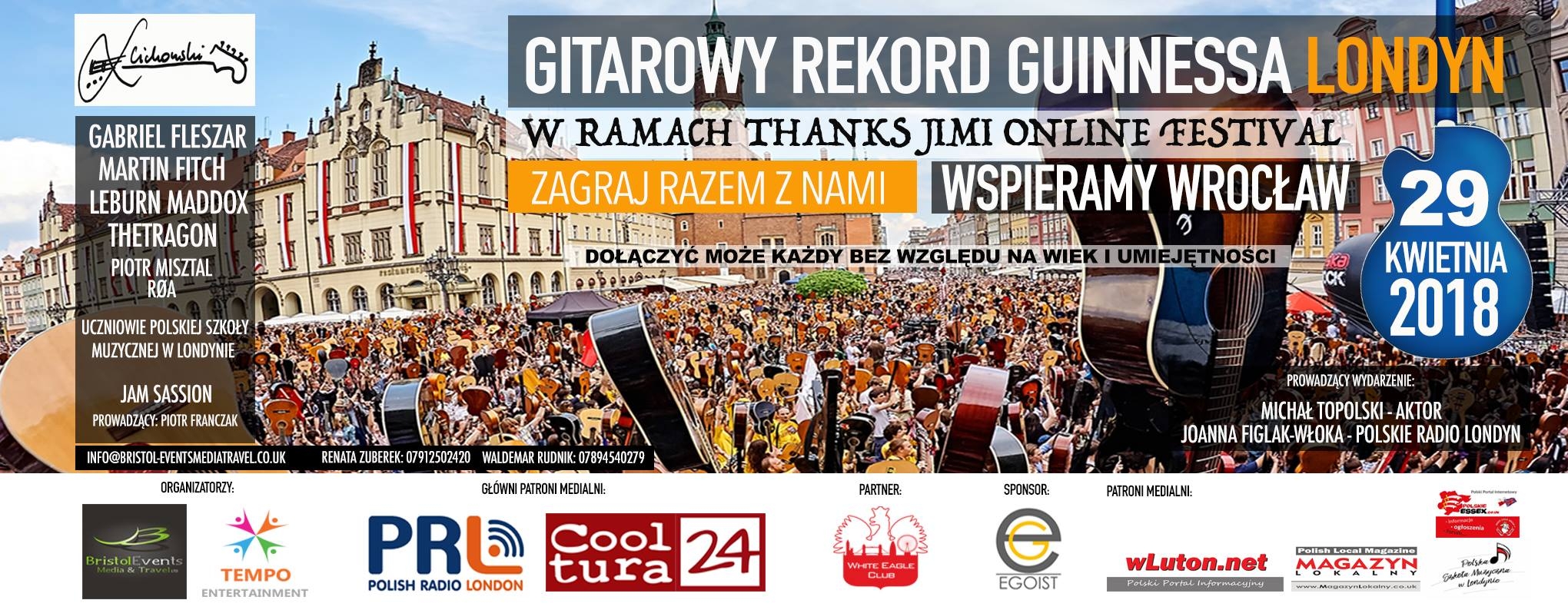 Gitarowy Rekord Londyn w ramach Thanks Jimi Festival Wrocław