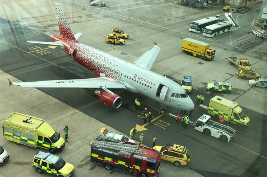 Wypadek na lotnisku Gatwick