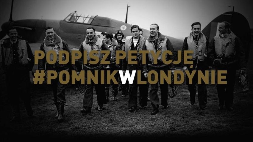 Pomnik polskich lotników w centrum Londynu