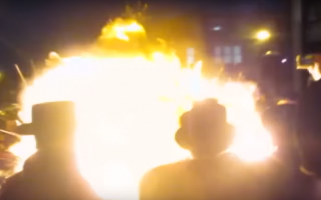 Wybuchu ogniska w Londynie podczas obchodów żydowskiego święta