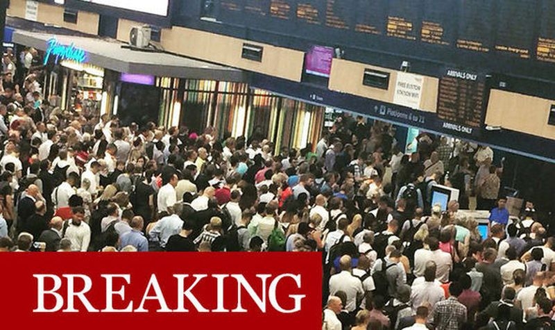 CHAOS na stacji Euston: Osoba na torach przyspieszyła godziny szczytu na WSZYSTKICH liniach