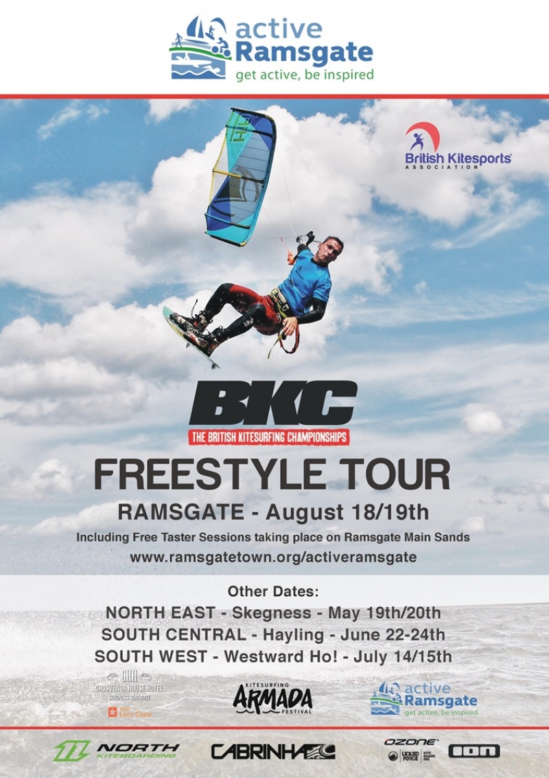 W ten weekend w Ramsgate możesz podziwiać mistrzów kitesurfingu.