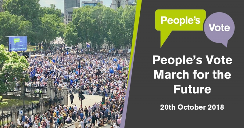 W sobotę o 12:00 rozpocznie się marsz przeciwko brexitowi.