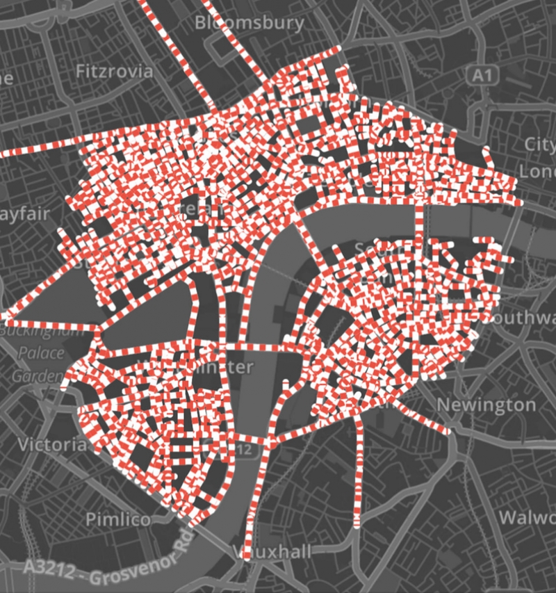 Cantralny Londyn gotowy na przywitanie Nowego Roku.