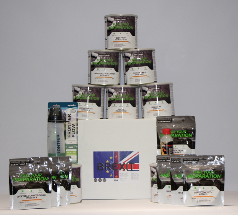 Brytyjczycy kupują "Brexit box", surwiwalowy zestaw za £ 295