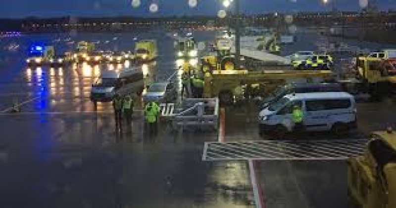 Kwarantanna na lotnisku Gatwick.