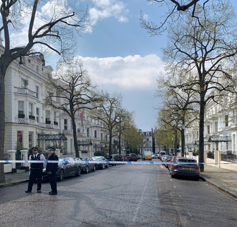Padły strzały w pobliżu ambasady Ukrainy w Londynie.