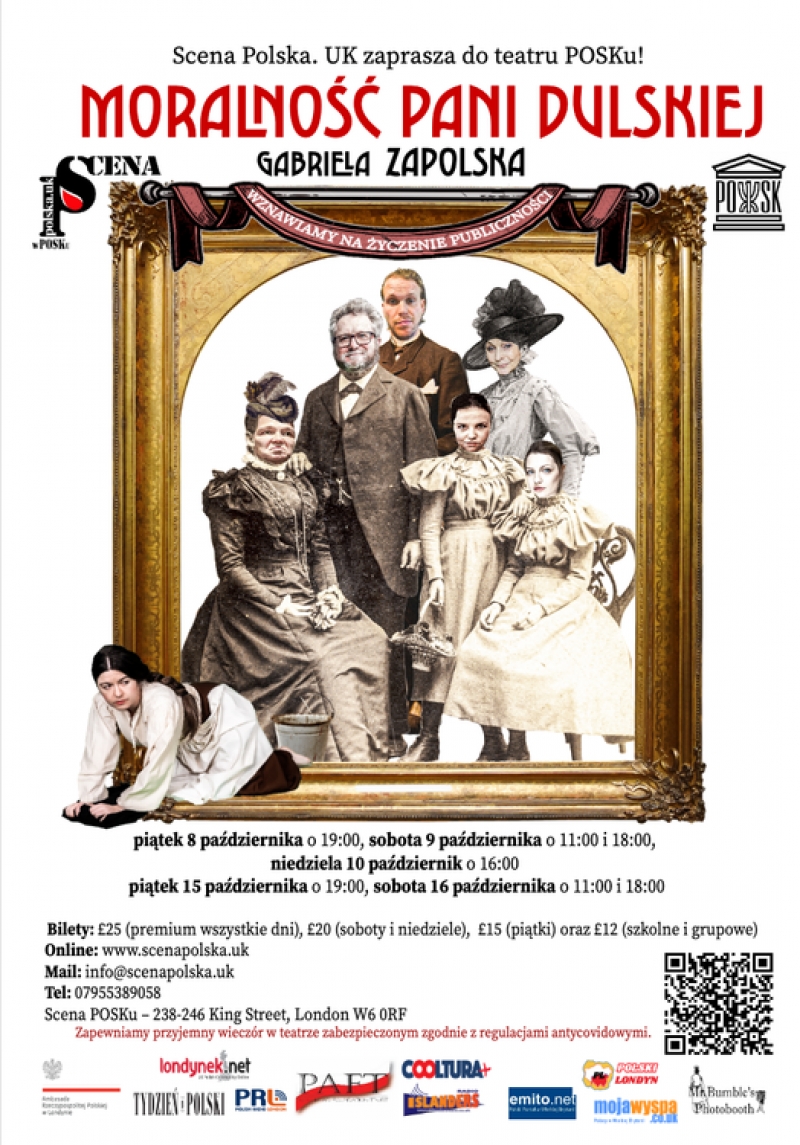 Spektakle „Moralności Pani Dulskiej" w POSK.