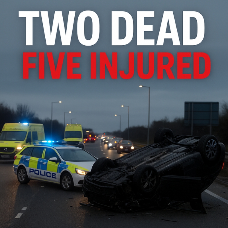 Wypadek na A130 Rayleigh.