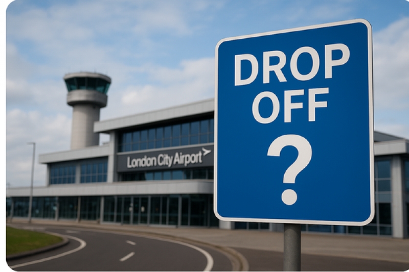 London City Airport wprowadza opłatę za drop off.
