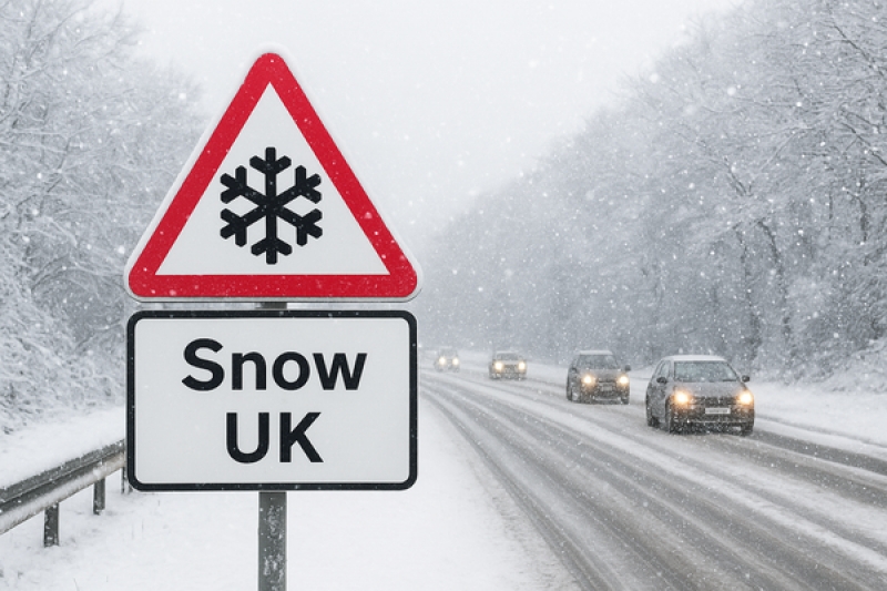 Meteorolodzy ostrzegają przed śniegiem i oblodzeniem w całej Wielkiej Brytanii.