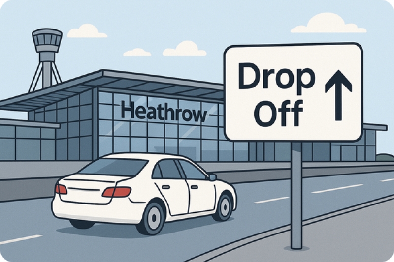Lotnisko Heathrow ogłasza zmiany w zasadach podjazdów pod terminale.