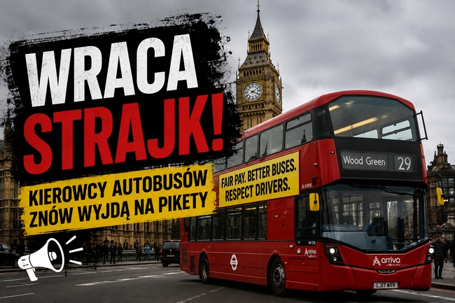 Strajk kierowców Arriva wraca! Pracownicy odrzucili porozumienie i ponownie wyjdą na pikiety.